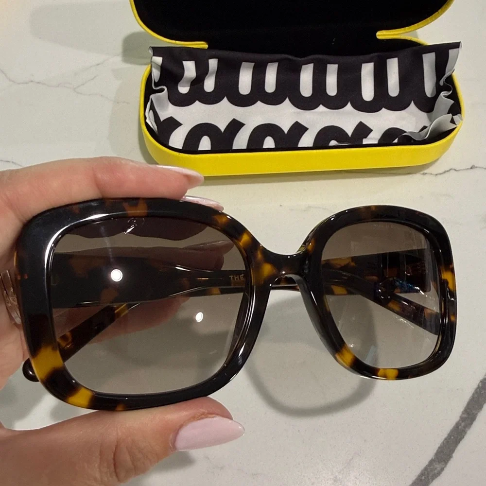 Marc Jacobs Brown Sunglasses with Yellow Case